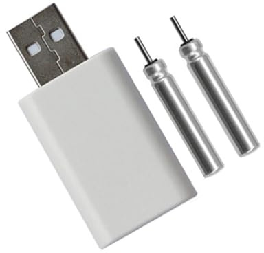 XAGMODSHN Batteria ricaricabile CR322 con indicatori blu rossi caricabatterie per applicazioni di pesca all'aperto Batteria da pesca impermeabile