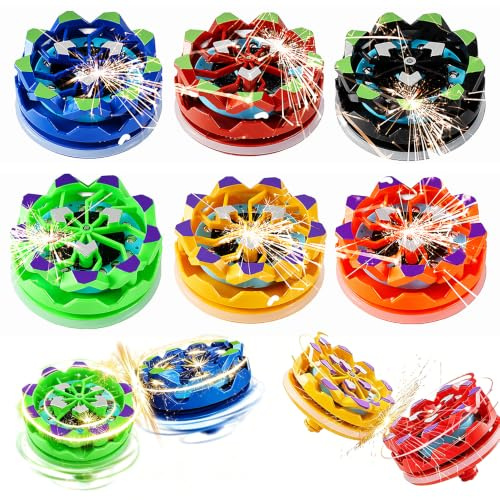 DAJASD 4D metall fusion kamp snurra, Beyblade Burst startset med 2 snurror och avfyrarhandtag, små presenter