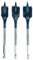 Bosch Professional 3 pcs. SelfCut Speed Spade Bit Set (for Wood, 1/4 inch Hex Shank, Ø 20/22/25 mm, Accessories for Impact Drills)