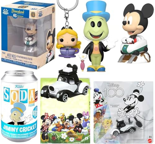 Bobsled Mickey Disneyland Resort Attractions Figure Matterhorn Mini Theme Park Ride Bundled with Anniversary Trading Collector Cards Pack 2 Items