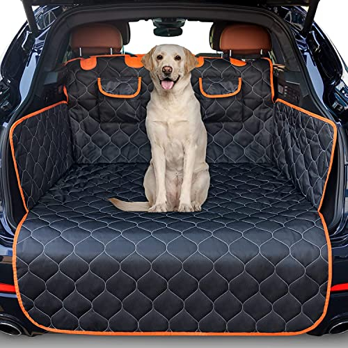 JOEJOY Car Boot Protector, Nonslip Waterproof Dog Car Seat Cover with Enduring Antifouling Liner, Side Protection and Easy to Clean, Boot Protector Blanket for Truck, SUV