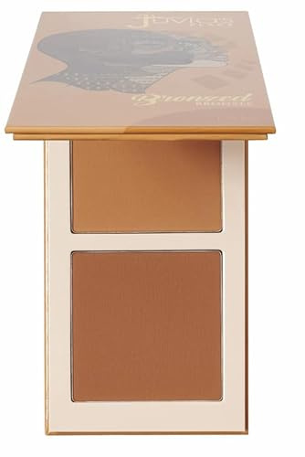 Juvia's Place Bronzed Duo Bronzer Tan - Soft Matte, Contour Powder, Long-Wearing & Buildable Bronzing Powder - Suitable for Tan Skin Tone