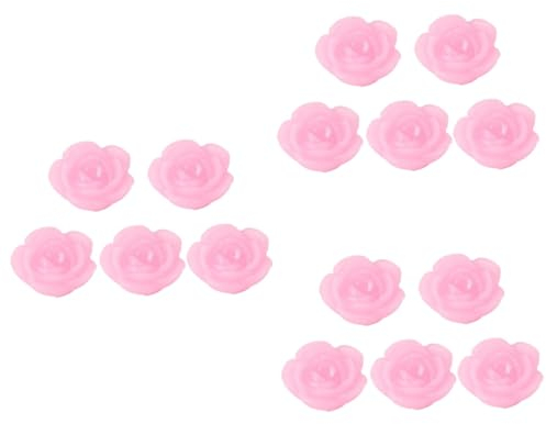 Ciieeo 15 Stk Rosenkerzenlicht Kerzen Zum Schwimmen Wasserschwimmkerzen Wasserrosenkerzen Rose Kerze Schwimmende Rosenkerzen Blumenkerzen Rosa Wasserkerze Sonnenblume Paraffin