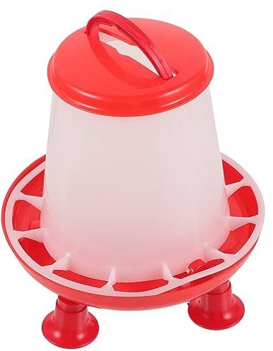 Yardenfun Futterautomat Für Geflügel Wiederverwendbarer Futterspender Aus Kunststoff Hängend Für Hühner Und Küken Einfach Zu Befüllen Robust Und Verschleißfest Für Professionelle