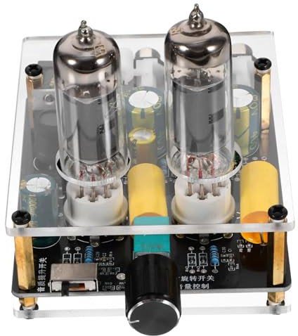 DIYEAH Préamplificateur Stéréo à Lampes pour Tourne-Disque Préampli Audio Haute Fidélité pour Système Audio DIY Et Platine Vinyle