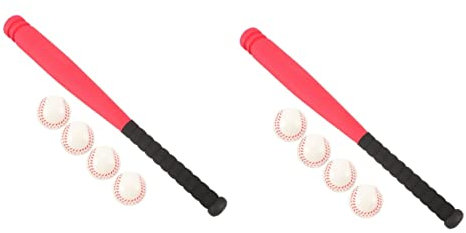 Milisten 2sätze Baseballschläger Und Bällen Für Mädchen Outdoor-Spielzeug Für Kleinkinder Fördert Motorische Fähigkeiten Und Interaktive Eltern- Mädchen-aktivitäten Spaß Im