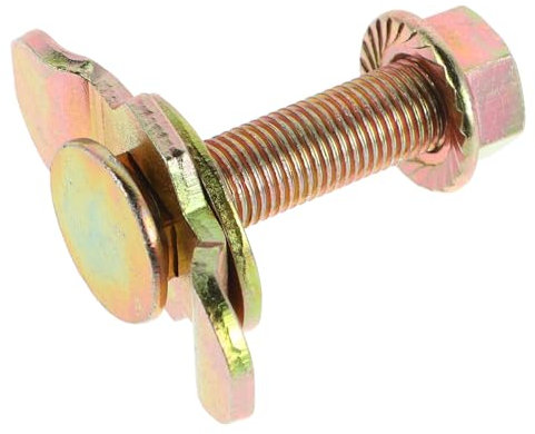 ZUNOXAZ Bloqueo de vía para vehículos recreativos atar pernos de anclaje perno prisionero de la pista de rv pernos de amarre racor roscado perno roscado rv Acero galvanizado Dorado