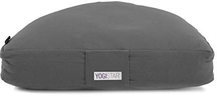 Yogistar Meditationskissen - Halbmond 41 x 22 x 12 cm, Graphit