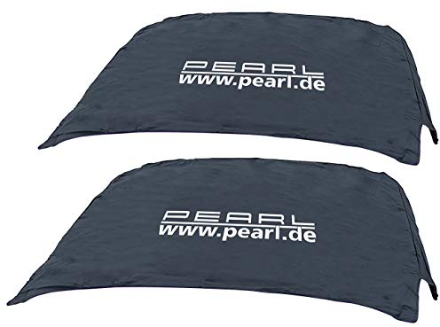 PEARL Kfz Scheibenabdeckung: 2er-Set fest sitzende Anti-EIS-Scheibenfolien mit Magnet-Fixierung (Abdeckung Frontscheibe, Kfz Abdeckung, Windschutzscheiben)