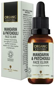 Amphora Aromatics Mandarin & Patchouli Face Elixir Oil COSMOS Organic 30ml