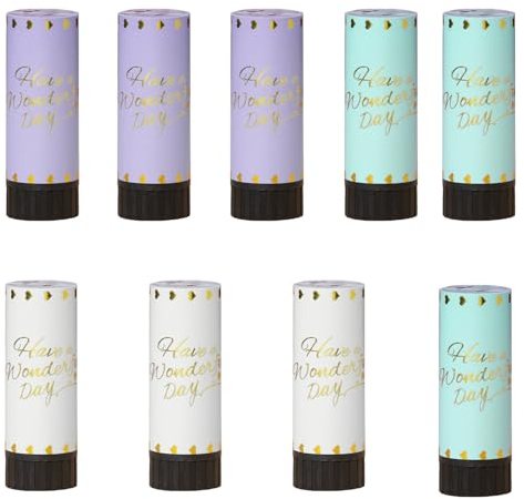 9-teiliges Konfetti-Gruß, Hochzeitskonfetti, Mini-Feuerwerk, tragbares Feuerwerk, Feier, biologisch abbaubar