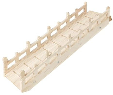 F Fityle de Lapin en Bois, Accessoires de Cage de clapier, Habitat de Maison de Lapin pour gerbilles, hérissons, Chinchillas, Rats, cochons d'Inde, Ascenseur vers la Lune