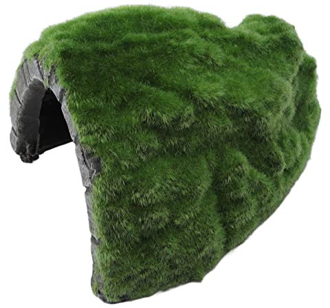 Reptilien-Versteck-Höhle, Harz Reduziert Stress, Reptilien-Versteck Erhöht die Sicherheit für Frösche für Haustier-Terrarium