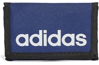 adidas Mixte Linear Wallet, Dark Blue/White, One Size