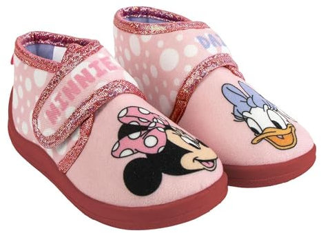 CERDÁ LIFE'S LITTLE MOMENTS | Zapatillas de Casa Media Bota Minnie Mouse – Cómodas y Antideslizantes – Diseño Elegante y Divertido para Fans de Disney
