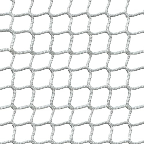 LJBD Universal Sicherheitsnetz Kinder Schutznetz Polyester Knotenlos Treppe Zaun GeländerSicherheitsschutz Anti-Fall für Haustier Katzennetz Balkone Terrassen Fenster(Size:1 * 1m(3 * 3ft),Color:weiß)