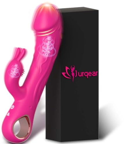 Gode Rabbit Vibromasseurs Feminin Clitoridien va et vient Sex Toys, 10 Modes de Vibration Sextoy, Charge Rapide Sextoyse Femme clitoridienne Gode Femme Sex Vibrateures Sexes Toye Femmes Jouet Adulte