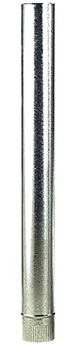 Wolfpack Tubo Estufa Acero Galvanizado Ø 100 mm, Ideal Estufas de Leña, Chimenea, Alta resistencia, Conducto Humos
