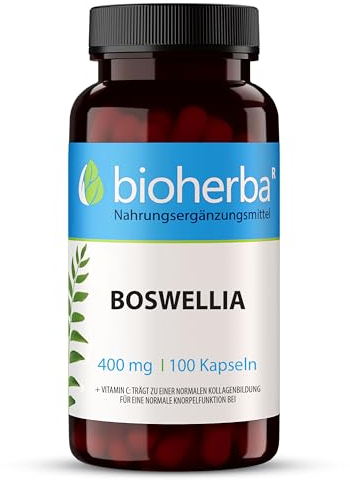 Weihrauchkapseln – 100 Stück mit Boswellia Serrata & Zink zur Erhaltung normaler Knochen – von BIOHERBA | PZN 17190878