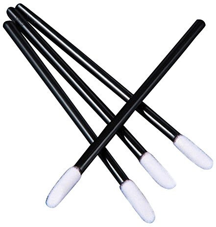 Lot de 50 pinceaux à lèvres jetables pour maquillage, application gloss, voyage - Applicateur avec embout pinceau
