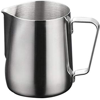 Rolin Roly 200ml/6.8oz Milch Pitcher rostfreiem Edelstahl Milchkännchen perfekt für Milchaufschäumer Cappuccino Milchschaum Cafe Art Aufschäumkännchen Frothing Cup