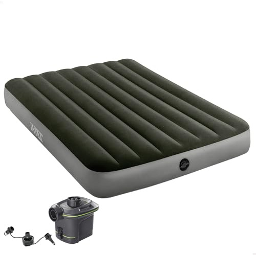 Intex FULL DURA-BEAM PRESTIGE AIRBED WITH PUMP
