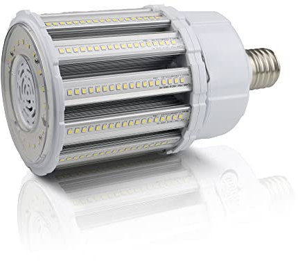 80 W E40 Lampadina LED a luce di mais, 6000 K, luce diurna (10.800 Lumen), 140 lumen per Watt, angolo di irradiazione a 360°, sostituisce alogenuri metallici, figlio, HID, stadi, magazzini e fabbrica