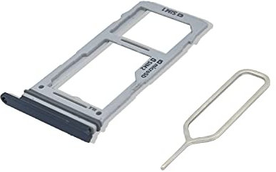Eonpam Original DUAL SIM Card Slot Tray Holder Replacement for (Samsung Galaxy S10e) Incl SIM Pin (Black)
