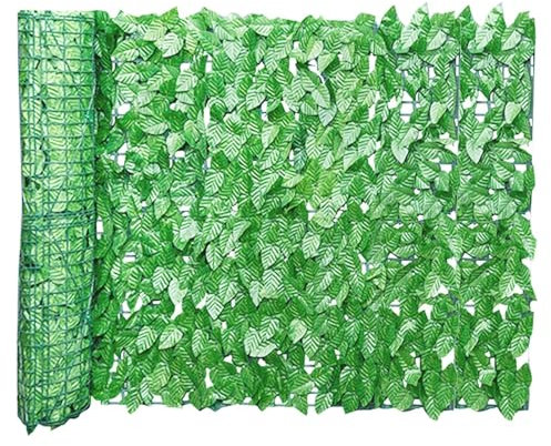 Schermo For Recinzione Privacy Edera Artificiale, Rotolo Di Siepe Con Foglie Verdi Protetto Dai Raggi UV, Pannelli Schermanti Su Rotolo For Privacy, Rotolo Di Recinzione For Traliccio Di Edera Decoraz