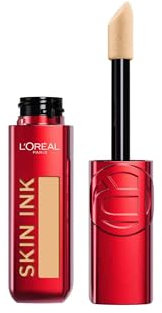 L'Oréal Paris Fondotinta Correttore 2 in 1, Copertura Semplice e Uniforme Fino a 48h, Finish Matte, Semipermanente, Texture Leggera, Infallible Skin Ink, Tonalità: Medium Warm 270, 15 ml