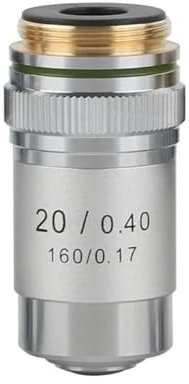 Mikroskop 20X mikroskop objektiv lins Achromatic objektiv laboratorium biologiska mikroskop delar