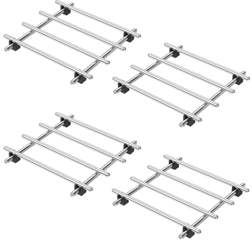 Deuson Untersetzer Topf Metall Set,Topf Untersetzer-Set Hitzebeständig,Topfuntersetzer Metall,Eleganter und Funktionaler, für Topf, Pfanne, Auflaufform und Wok