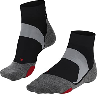 FALKE Unisex Fahrradsocken BC5 U Sso Baumwolle Funktionsmaterial antiblasen 1 Paar, Schwarz Black-Mix 3010, 44-45