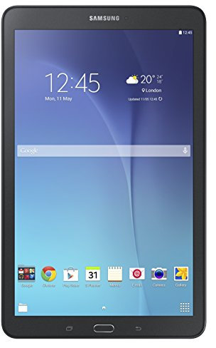 Samsung SM-T560NZKABTU Galaxy Tab E 9.6 Inch Wi-Fi Tablet, (Black), (Intel Quad-Core 1.3 GHz, 1.5 GB RAM, 8 GB ROM, Android 4.4), UK Version