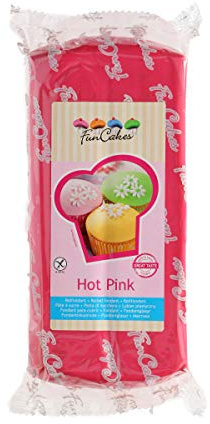 FunCakes Pasta di Zucchero Rosa Acceso - 1000 gr