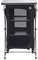 Hi-Gear Elite 4 Cupboard with Durable Steel Frame & Water Resistant Fabric, Easy to Assemble, Portable, Folding Storage Unit, Organiser, Ideal for Camping and Festivals, includes Carry Bag, Black