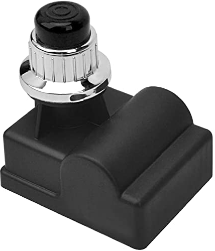 SMETA Accenditore Elettrico 6 Uscite, Accenditore a impulsi a Pulsante, Adatto per Accensione Barbecue all'aperto, Picnic, BBQ, Argento