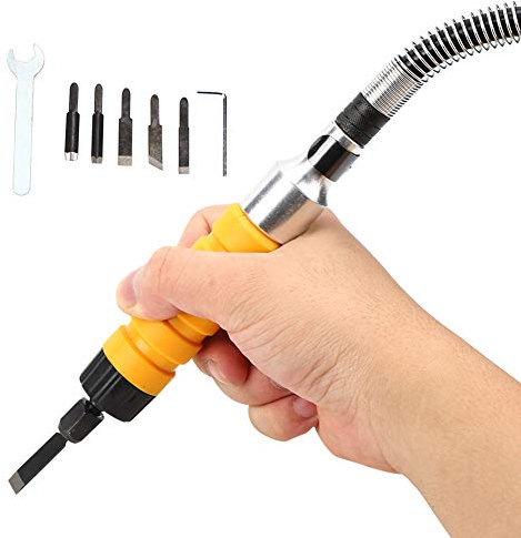 Ciseau de Sculpture éLectrique, Machine de Sculpture Sur Bois électrique, Ciseau de Sculpture éLectrique, pour Outils de Sculpture Menuiserie 16 x 3cm