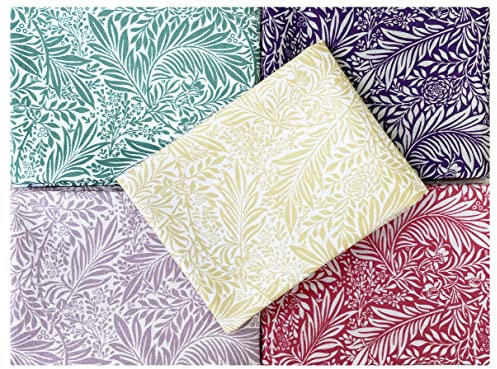 Fat Quarter Bundle - William Morris Larkspur Bright Collection - Craft Fabric Material