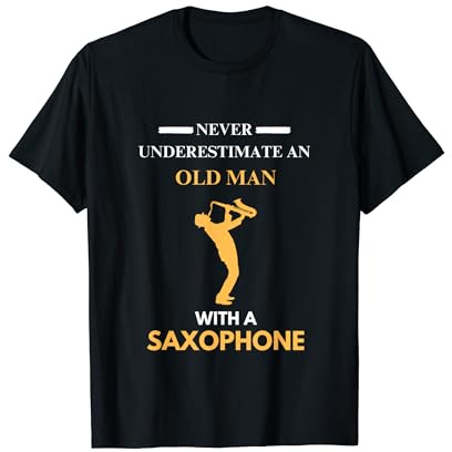 Old Man With A Saxophone T-Shirt