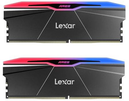 Lexar RGB DDR5 RAM 32 GB Kit (2 x 16 GB) 7600 MHz, 288-Pin-UDIMM Desktop Speicher, PC Gaming Computerspeicher für Intel XMP 3.0/Empowered by SK Hynix/CL36-46-46-96/1.4V