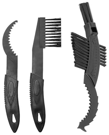 RNSKFG 3 Pieces Bicycle Cleaning Brush, Multi-Function Cleaner, Bicycle Care Products, Suitable For Cleaning Chains, Flywheels And Gears.