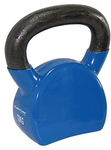 Tunturi Kettlebell Vinyl 12 kg, Blau, 14TUSCL349