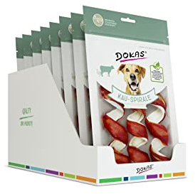 DOKAS Getreidefreier Premium Kausnack für Hunde – Ideal für zwischendurch (8 x 110g)