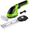 WORKPRO 2 IN 1 Cordless Hedge Trimmer and Grass Shear, 7.2V Electric Grass Trimmer with 2000mAh Lithium-ion Battery, Lightweight Hand Held Hedge Trimmer with 2 Interchangeable Blades