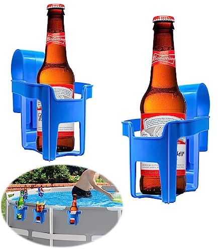 2PCS Portavasos de Piscina, Soporte para Bebidas Piscina, Accesorios de Piscina, para Fiestas de Verano En La Piscina Playa