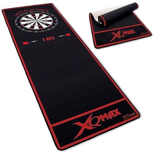 XQmax Carpet Black Red 237x80 Dartmatte