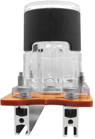 Base per Fresa per Legno Base Compatta per Fresa per Palmo 2 in 1, Lega di Alluminio, Scanalatura Accurata, per Smussatura, Scanalatura, Finitura Superficiale su Legno, Pannelli