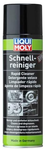 LIQUIMOLY 21269 DETERGENTE SGRASSATORE PER LA PULIZIA DI COMPONENTI AUTO E MOTO. PULISCE FRENI, DISCHI, PASTIGLIE, FRIZIONI, CAMBI ED ELIMINA MACCHIE DI OLIO DAI TESSUTI. BOMBOLETTA DA 500ML