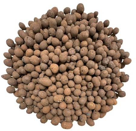 PGN Clay Pebbles for Hydroponic Growing - 30 Liters (12 Pounds) - Organic Expanded Clay Balls for Plants - PH Neutral Leca for Plants - Aquaponics and Hydroponics Supplies in a Resealable Storage Bag